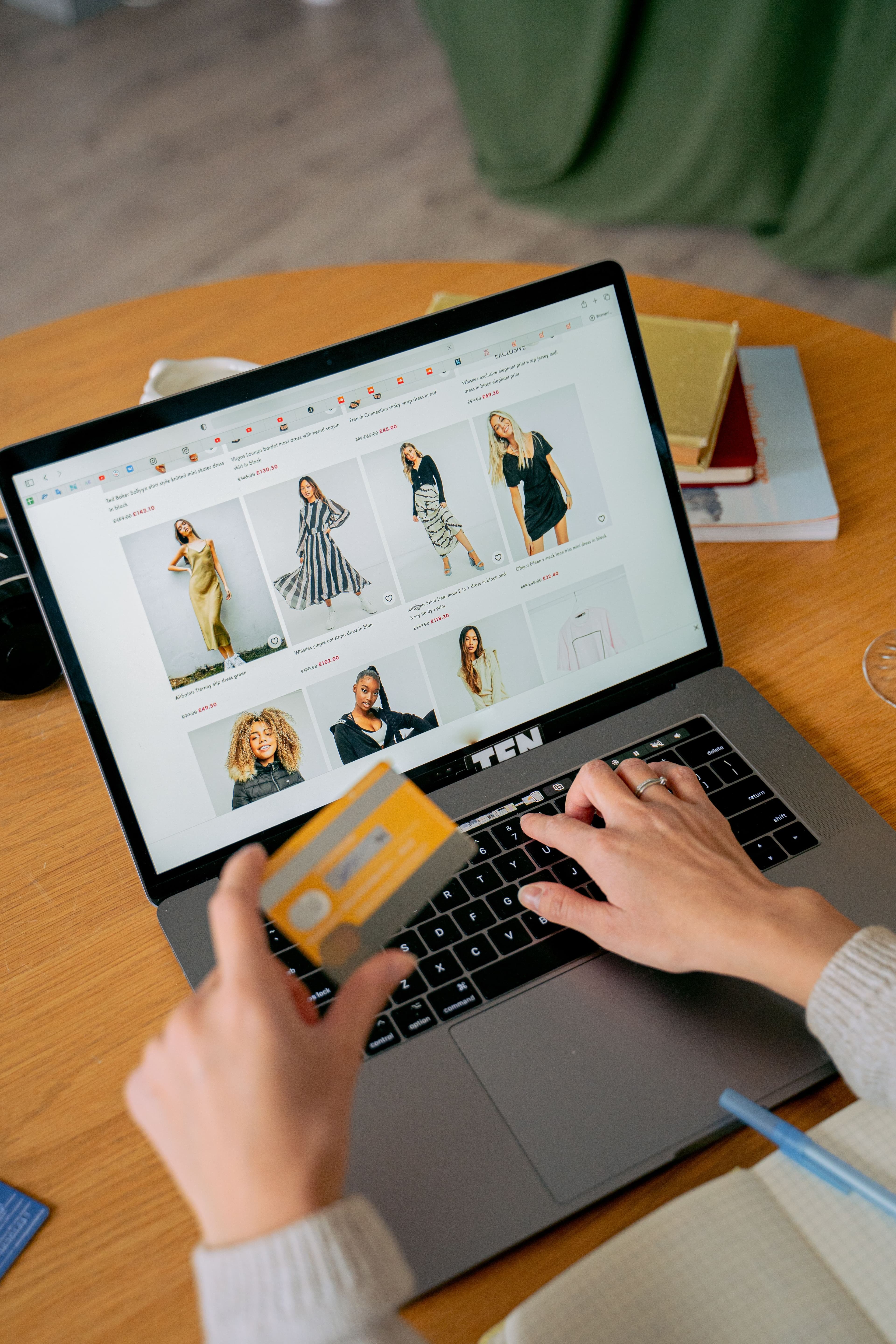 Merchant using online checkout for digital payments